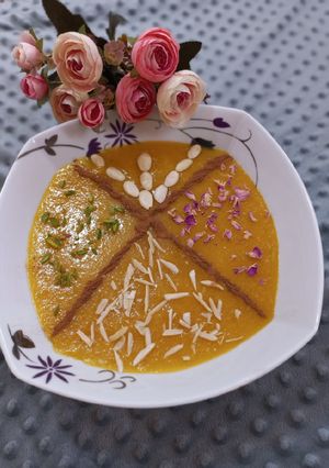 عکسی از دستور شله زرد