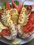 Table de Noël  (assiette d’homard)