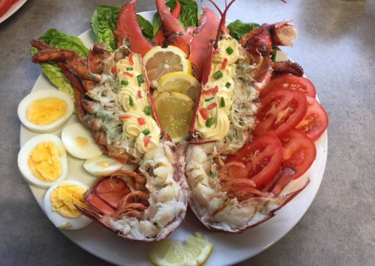 Table de Noël  (assiette d’homard)