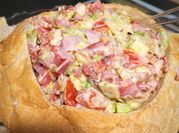 A picture of prosciutto sandwich