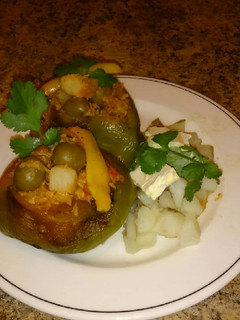 Una foto de Pimientos Rellenos de Atún A la Vizcaína