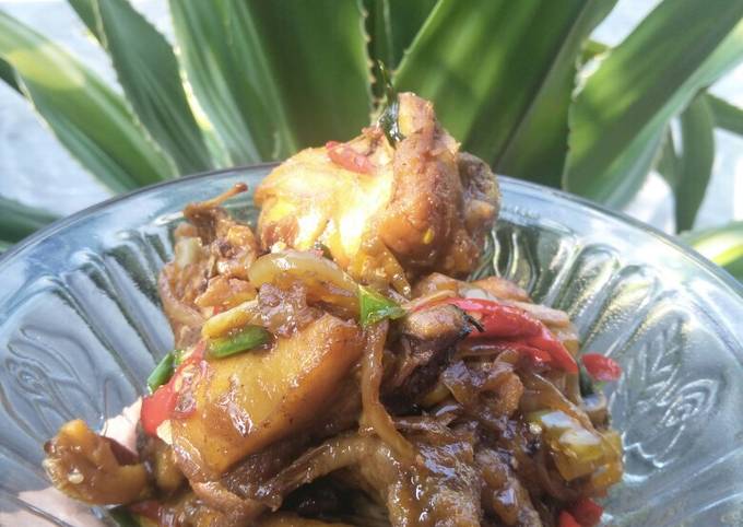 Rica-Rica Ayam Pedas Manis