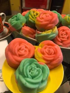 Foto resep Bolu kukus mawar