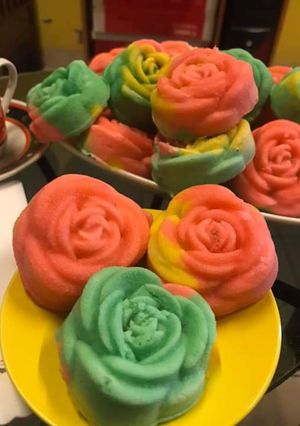 Foto resep Bolu kukus mawar