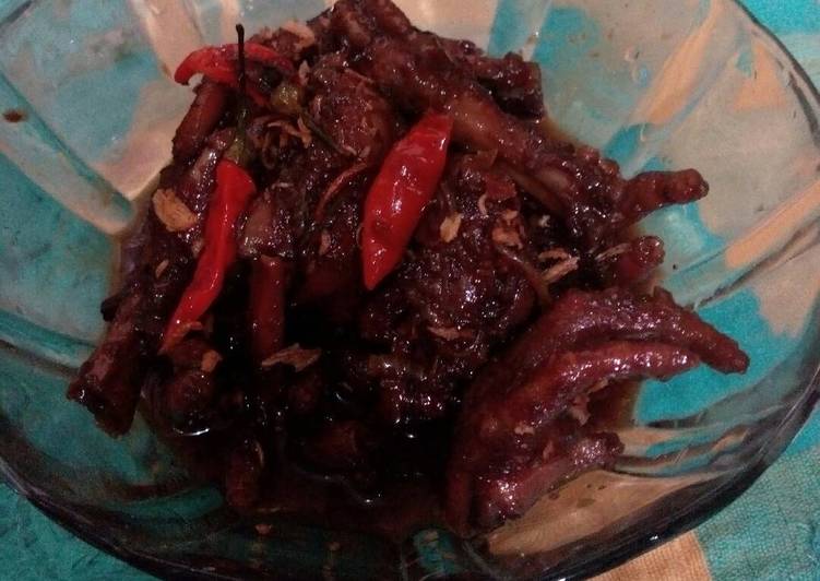 Ceker ayam kecap