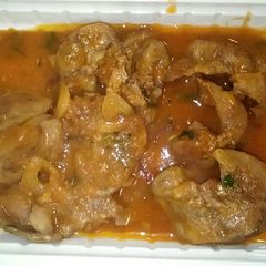A picture of Fried chicken liver.