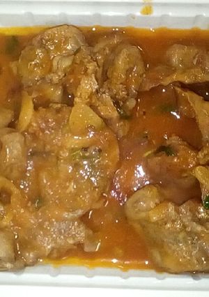 A picture of Fried chicken liver.