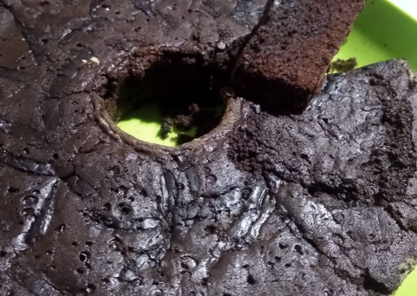 Brownies Coklat Sederhana (panggang dengan kompor)