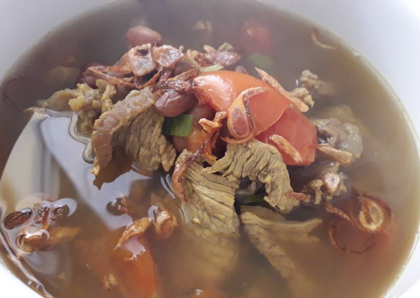 Soto Daging Sapi Kacang Merah