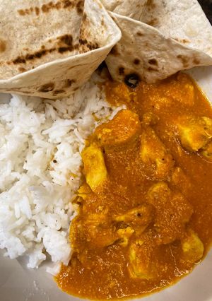 Una foto de Pollo tikka masala