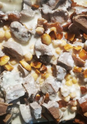 A picture of Fatteh Lisan (Lamb Tongue Fatteh).