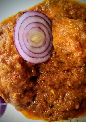 A picture of Chicken Masala Indian style.