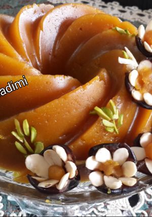 عکسی از دستور حلوای زعفرانی مجلسی