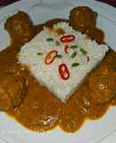 Albóndigas en salsa India con toque árabe