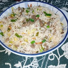 Chinese Mince Fried Rice A picture of Chinese Mince Fried Rice.