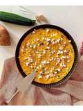 Crustless Sweet Potato, Zucchini & Feta Quiche