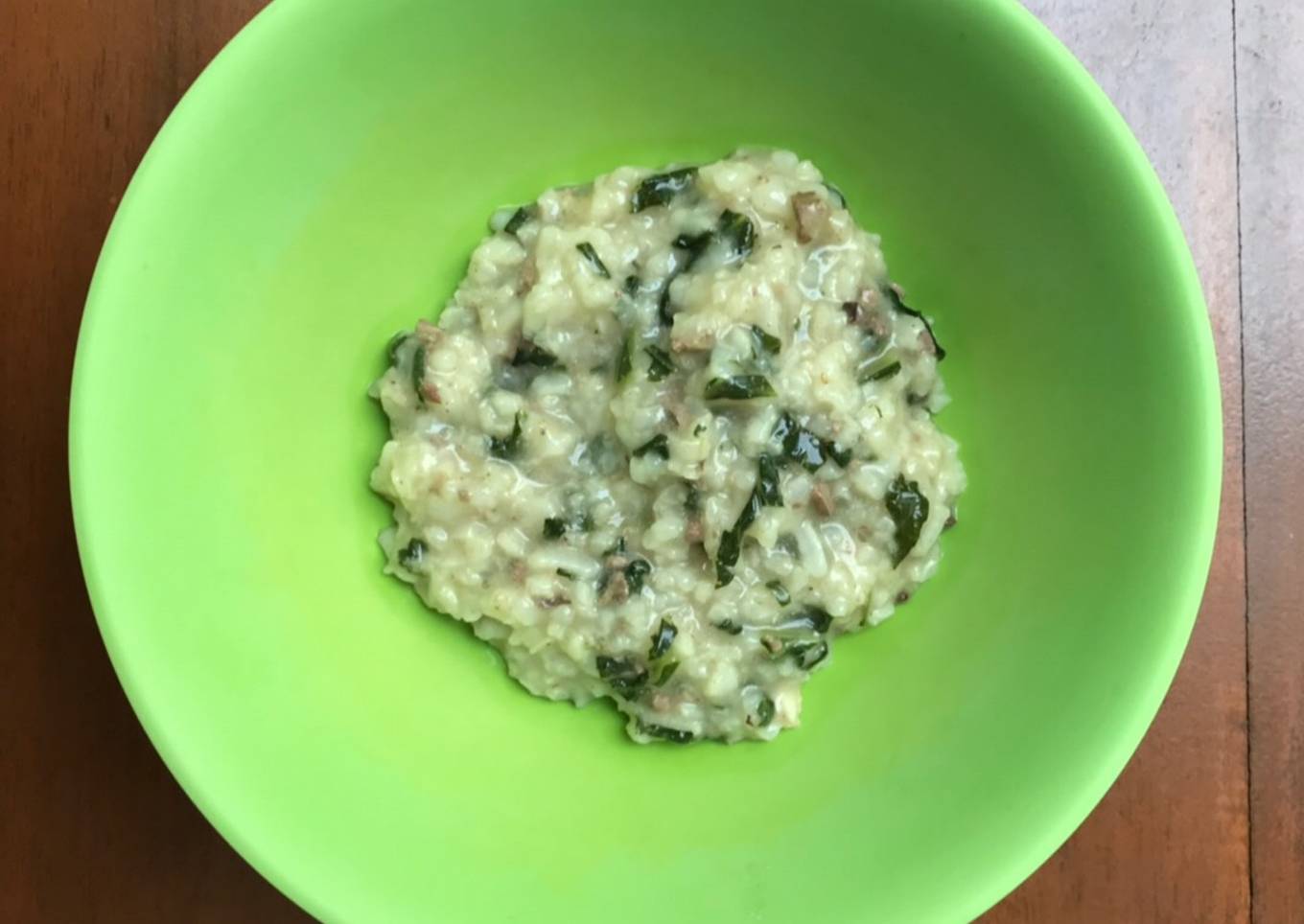 MPASI 16 Bulan<br />Nasi Tim Ceker Ayam, Hati ayam & Sawi
