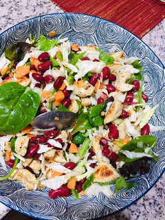A picture of Chicken salad.
