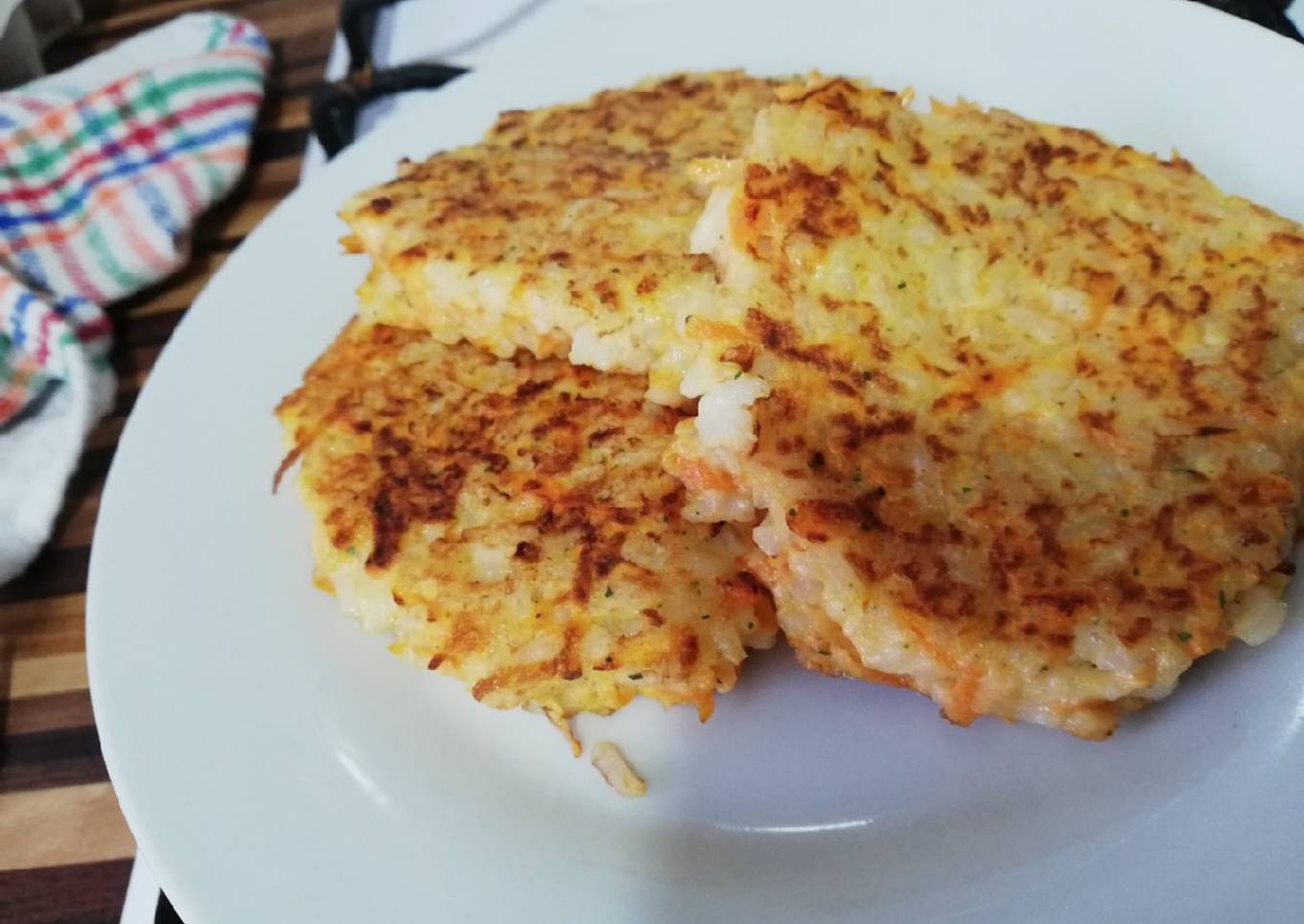 Tortitas de arroz y verdura!