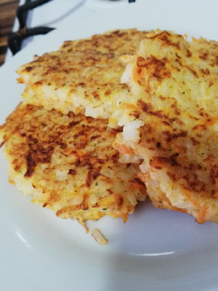 Una foto de Tortitas de arroz y verdura!