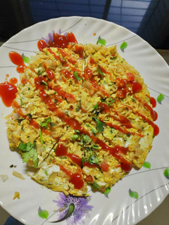 A picture of Maggie omelette.