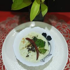 A picture of Cucumber Pachadi.