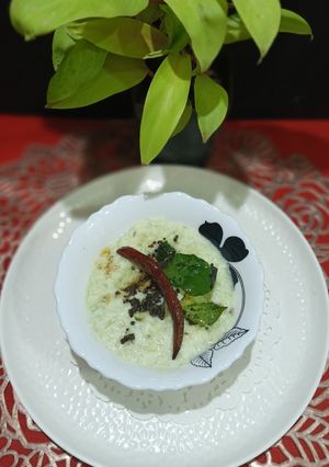 A picture of Cucumber Pachadi.