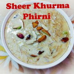 A picture of Shree khurma phirni.