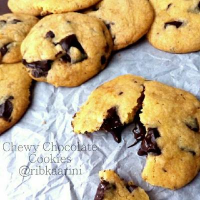 Resep Chewy Chocolate Cookies No Mixer Lembut Dan Lumerrr Oleh Ribka Arini Cookpad