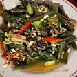 Tumis kacang panjang pete
