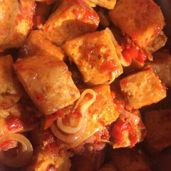 A picture of Peppered Tofu.
