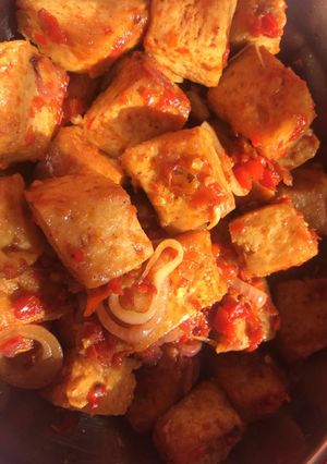 A picture of Peppered Tofu.