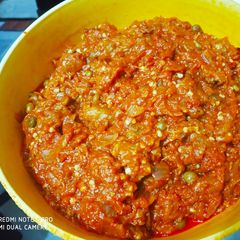 A picture of Baingan Bharta.