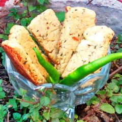 A picture of Multigrain masala cookies.
