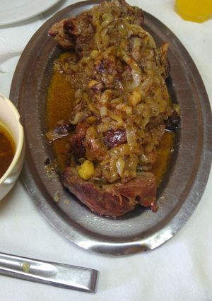Una foto de Colita de cuadril al horno