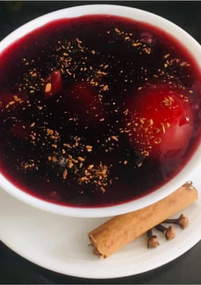 Una foto de Mazamorra morada