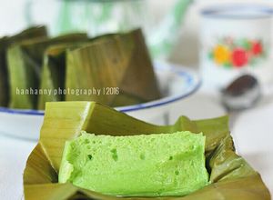 Foto resep Barongko Pisang Pandan