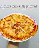 Bánh pizza xúc xích phomai