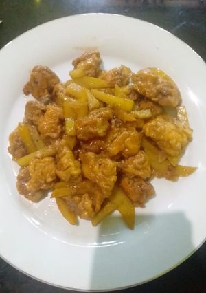 Foto resep Popcorn Chicken Teriyaki