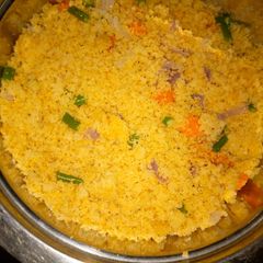 A picture of Stir fried cous cous.