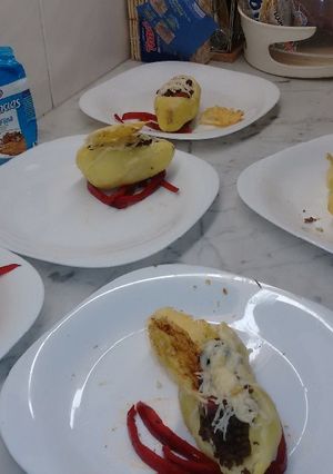 Una foto de Papas rellenas