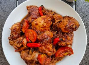 Foto resep Ayam gongso pedas manis. juicy, bumbunya meresap