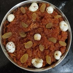 A picture of Gazar halwa.