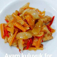 A picture of Ayam kuluyuk ala jess.