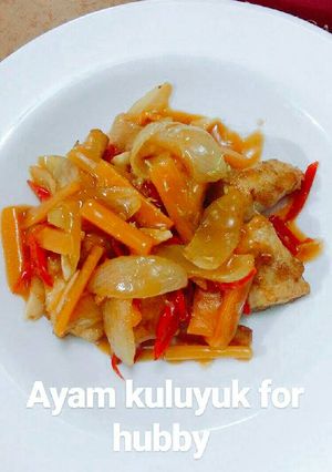 A picture of Ayam kuluyuk ala jess.