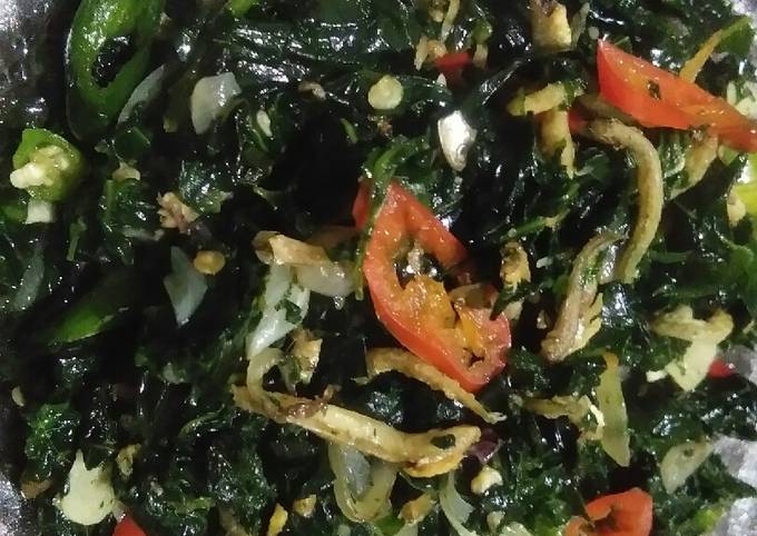 Resep Tumis teri daun pepaya, Bisa Manjain Lidah