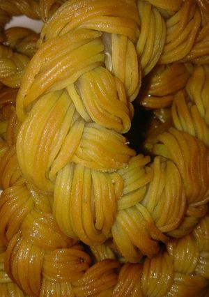 صورة لوصفة حلوي الضفيره