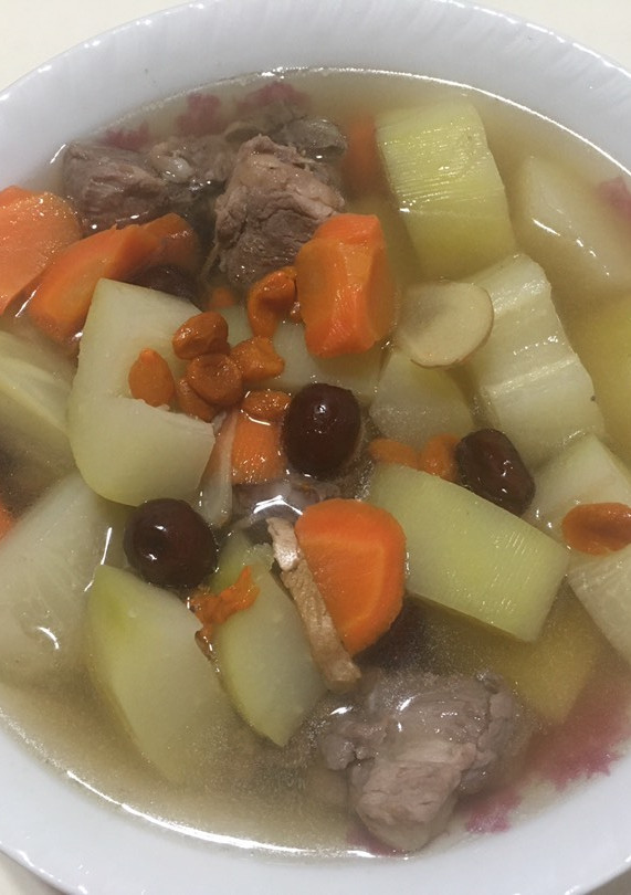 青木瓜排骨紅棗枸杞湯 的食譜成品照片