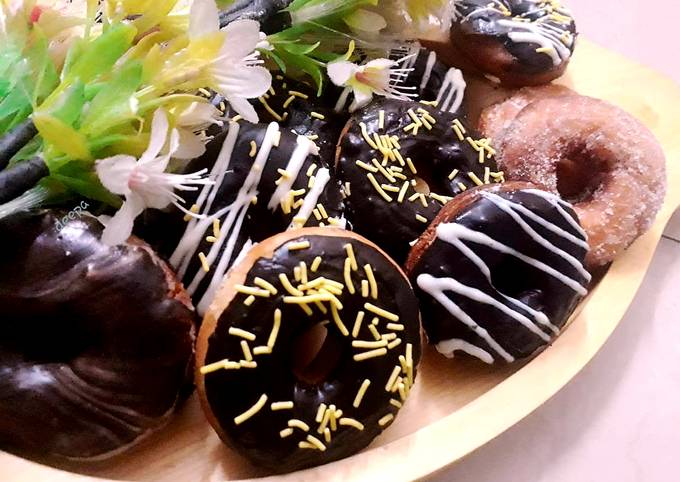 Resep Chocolate donuts Anti Gagal