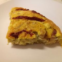 A picture of Chickpea frittata #WorldPulseDay.